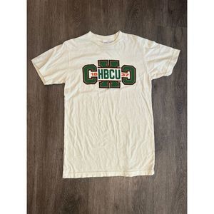 HBCU CXC 1837 Womens Cross Colours T-Shirt Off White Short Sleeve Crew XS New